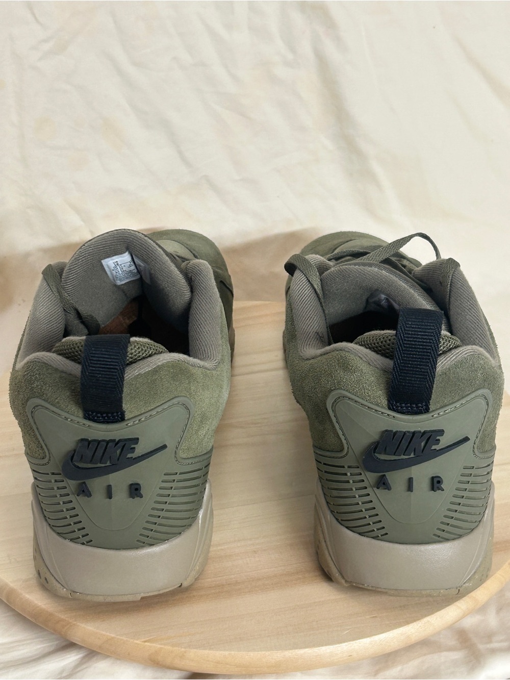 Jordan Air Jordan MVP 92 Medium Olive Khaki Suede Low Top Sneakers Men’s 18 - Picture 4 of 8
